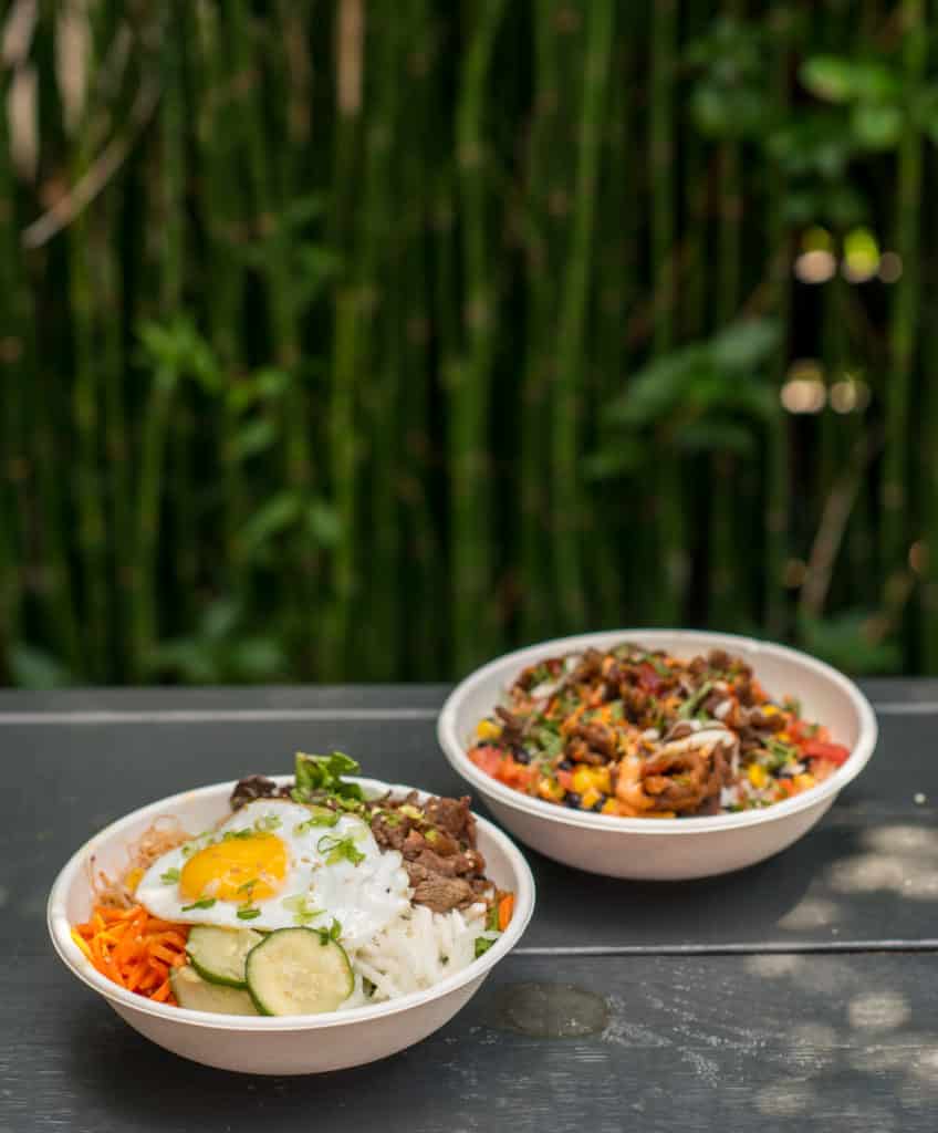Namu's Bibimbap and Korean BBQ Burrito Bowl