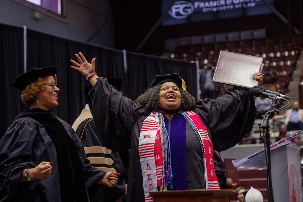 School of Law graduate celebrates receiving degree